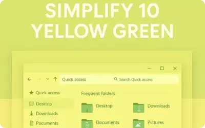Simplify 10 Yellow Green