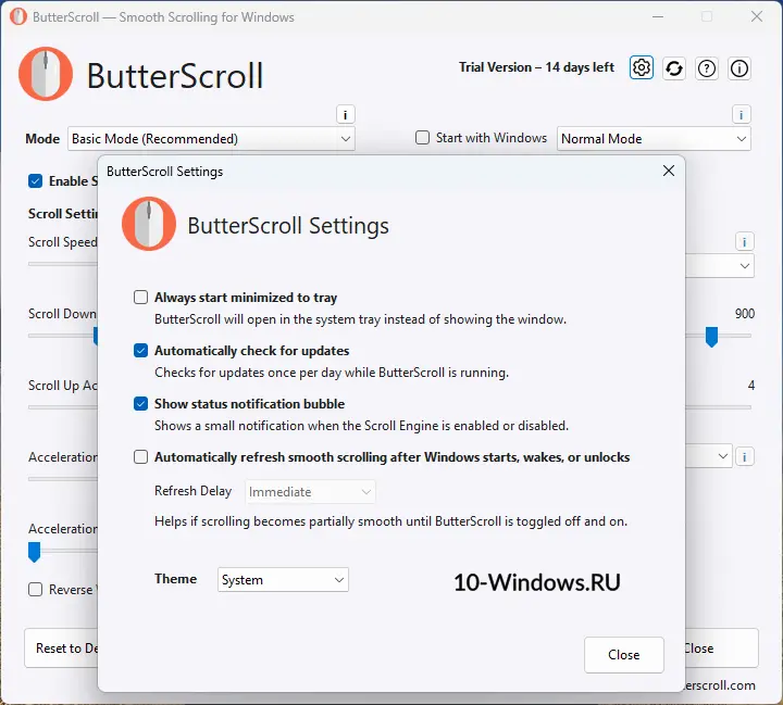 ButterScroll Windows